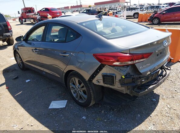 5NPD84LFXJH354016 2018 HYUNDAI ELANTRA Gray უკანა მარცხენა