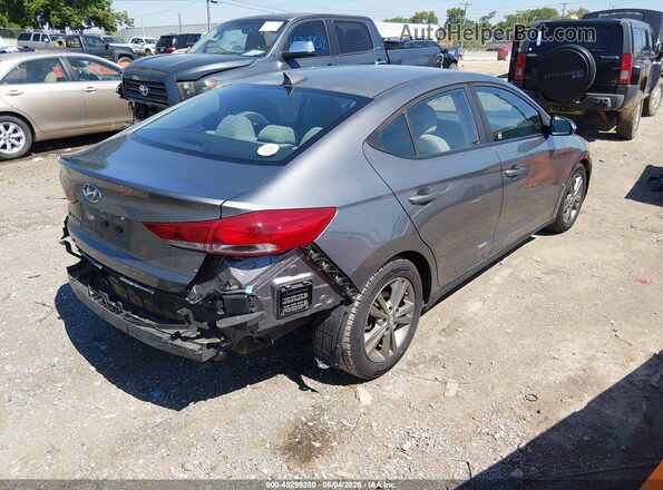 5NPD84LFXJH354016 2018 HYUNDAI ELANTRA Gray უკანა მარჯვენა
