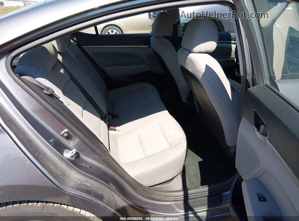 5NPD84LFXJH354016 2018 HYUNDAI ELANTRA Gray VIN კოდის სტიკერის ხედი
