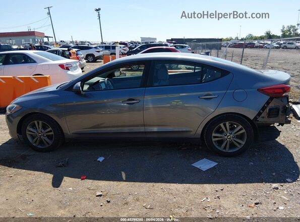 5NPD84LFXJH354016 2018 HYUNDAI ELANTRA Gray 