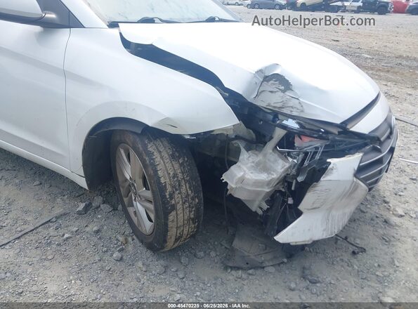 5NPD84LFXKH417701 2019 HYUNDAI ELANTRA White Вид спереду