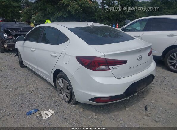 5NPD84LFXKH417701 2019 HYUNDAI ELANTRA White Задня ліва чверть