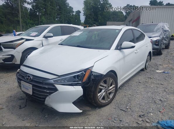 5NPD84LFXKH417701 2019 HYUNDAI ELANTRA White Передня ліва чверть