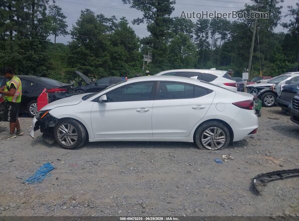 5NPD84LFXKH417701 2019 HYUNDAI ELANTRA White Вид задньої частини салону