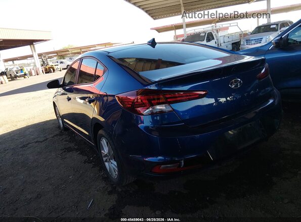 5NPD84LFXKH427631 2019 HYUNDAI ELANTRA Blue Rear left