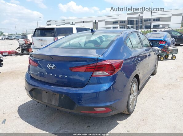 5NPD84LFXKH448611 2019 HYUNDAI ELANTRA Blue Tył prawy