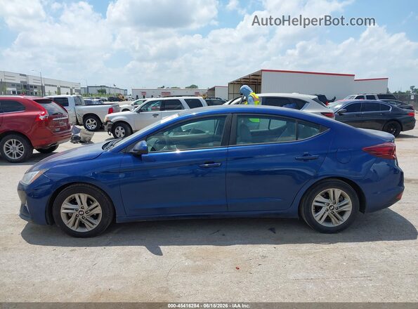 5NPD84LFXKH448611 2019 HYUNDAI ELANTRA Blue Widok wnętrza 360 stopni