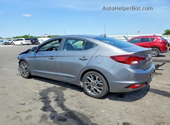 5NPD84LFXKH451346 2019 HYUNDAI ELANTRA Gray 