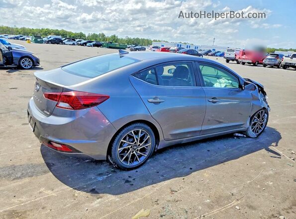 5NPD84LFXKH451346 2019 HYUNDAI ELANTRA Gray 