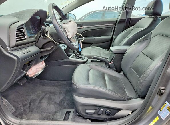 5NPD84LFXKH451346 2019 HYUNDAI ELANTRA Gray 