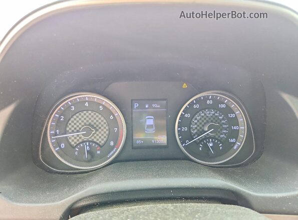 5NPD84LFXKH454716 2019 HYUNDAI ELANTRA Silver Вид щитка приладів