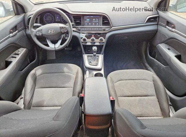 5NPD84LFXKH454716 2019 HYUNDAI ELANTRA Silver Вид панелі приладів