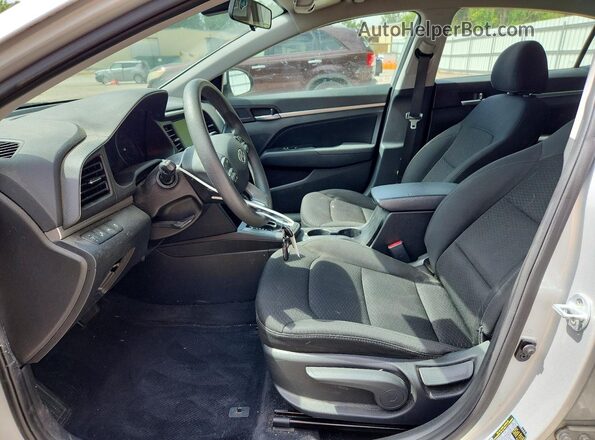 5NPD84LFXKH454716 2019 HYUNDAI ELANTRA Silver Вид салону спереду