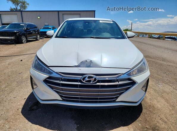 5NPD84LFXKH457485 2019 HYUNDAI ELANTRA White Widok z przodu