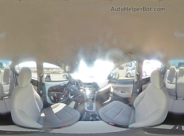 5NPD84LFXKH457485 2019 HYUNDAI ELANTRA White Widok wnętrza 360 stopni