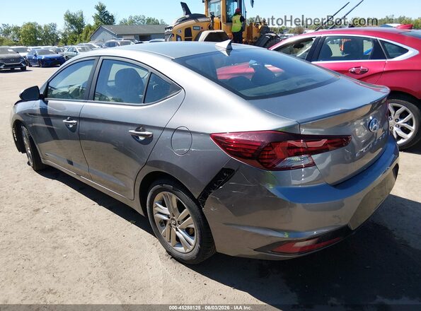 5NPD84LFXKH462394 2019 HYUNDAI ELANTRA Gray უკანა მარცხენა