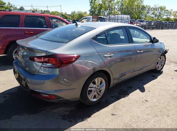 5NPD84LFXKH462394 2019 HYUNDAI ELANTRA Gray უკანა მარჯვენა