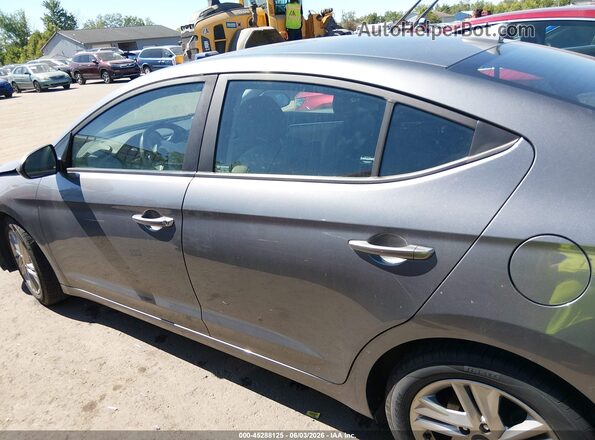 5NPD84LFXKH462394 2019 HYUNDAI ELANTRA Gray სალონის 360-გრადუსიანი ხედი