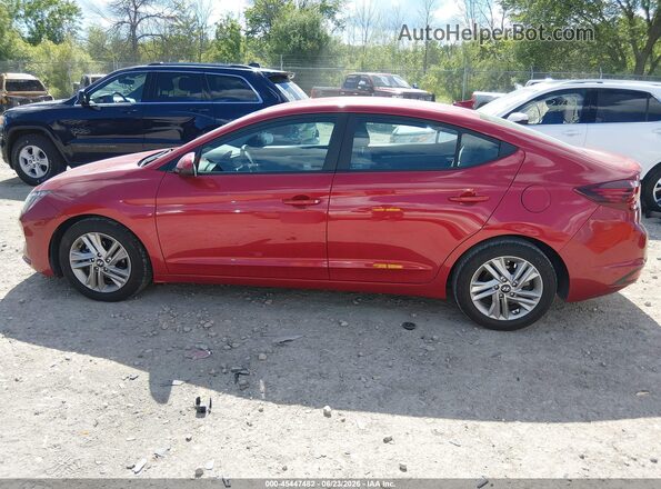 5NPD84LFXKH470432 2019 HYUNDAI ELANTRA Red 360 interior view