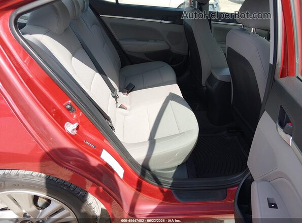 5NPD84LFXKH470432 2019 HYUNDAI ELANTRA Red VIN sticker view