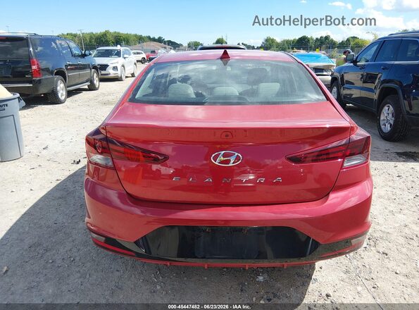 5NPD84LFXKH470432 2019 HYUNDAI ELANTRA Red 