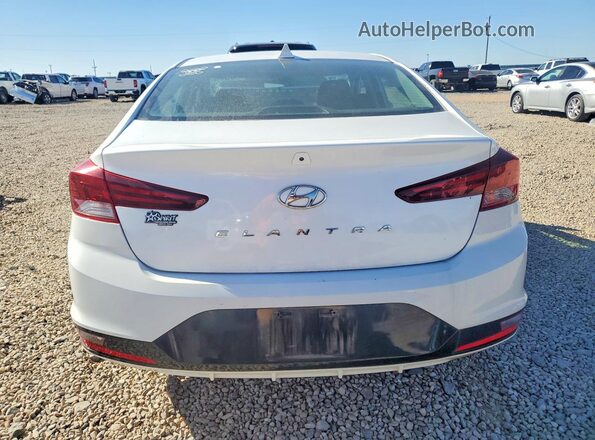 5NPD84LFXKH480300 2019 HYUNDAI ELANTRA White 