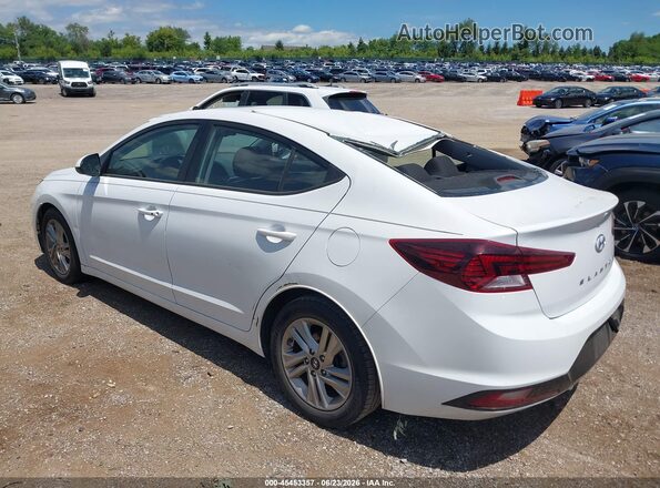 5NPD84LFXLH518254 2020 HYUNDAI ELANTRA White უკანა მარცხენა