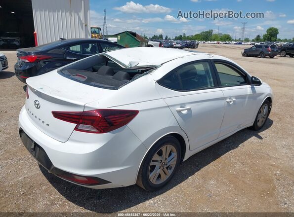 5NPD84LFXLH518254 2020 HYUNDAI ELANTRA White უკანა მარჯვენა