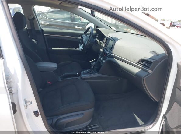 5NPD84LFXLH518254 2020 HYUNDAI ELANTRA White წინა სალონის ხედი