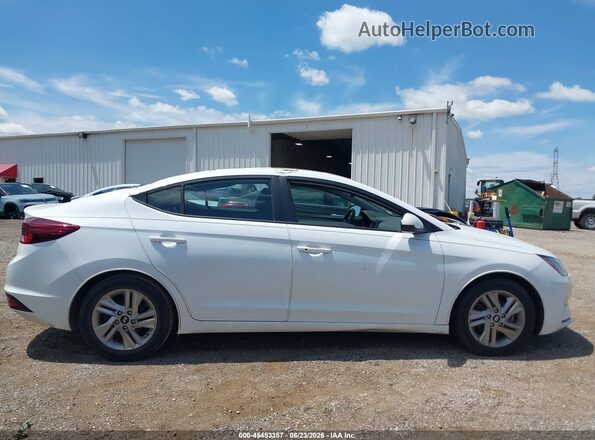 5NPD84LFXLH518254 2020 HYUNDAI ELANTRA White უკანა სალონის ხედი