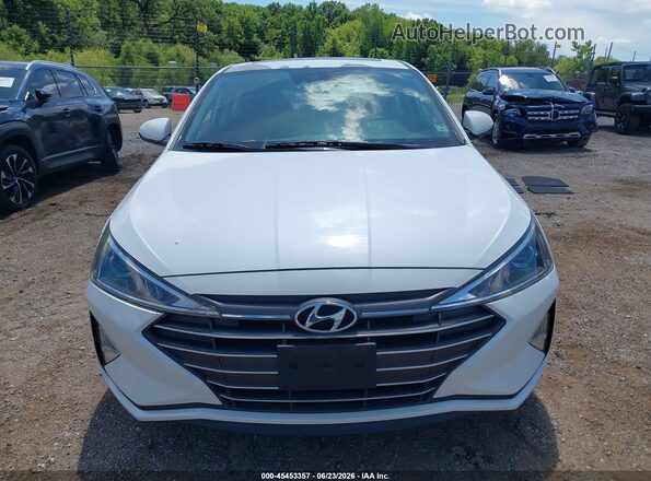 5NPD84LFXLH518254 2020 HYUNDAI ELANTRA White ხელსაწყოთა პანელის ხედი