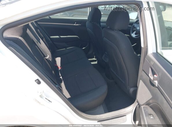 5NPD84LFXLH518254 2020 HYUNDAI ELANTRA White VIN კოდის სტიკერის ხედი