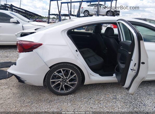 5NPD84LFXLH526113 2020 HYUNDAI ELANTRA White Vista de la etiqueta del VIN