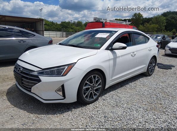 5NPD84LFXLH526113 2020 HYUNDAI ELANTRA White Vista tres cuartos delantera izquierda