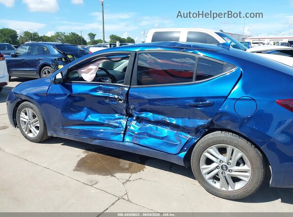 5NPD84LFXLH549505 2020 HYUNDAI ELANTRA Blue Դիմացի տեսք
