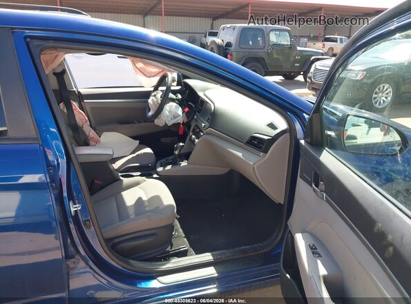 5NPD84LFXLH549505 2020 HYUNDAI ELANTRA Blue Սալոնի դիմացի տեսք