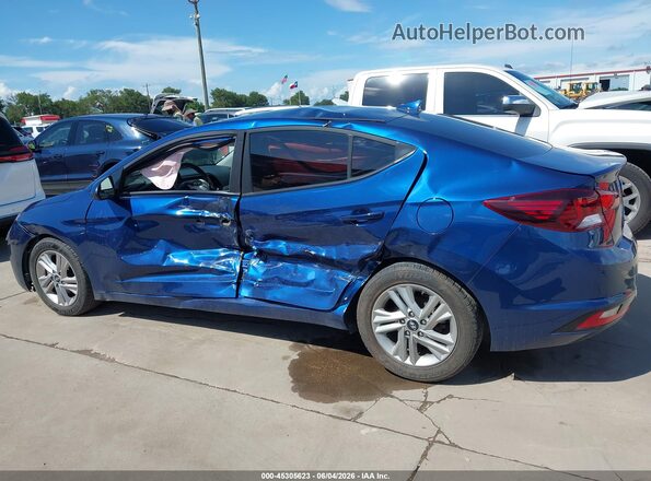 5NPD84LFXLH549505 2020 HYUNDAI ELANTRA Blue Սալոնի 360 աստիճան տեսք