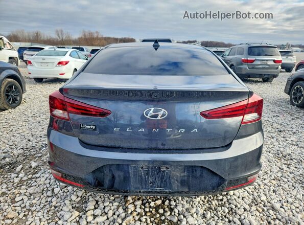 5NPD84LFXLH563310 2020 HYUNDAI ELANTRA Gray Հետևի տեսք