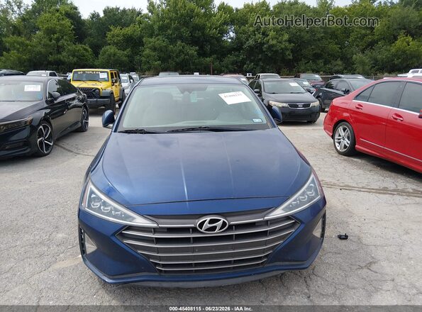 5NPD84LFXLH564845 2020 HYUNDAI ELANTRA Синий Вид спереди