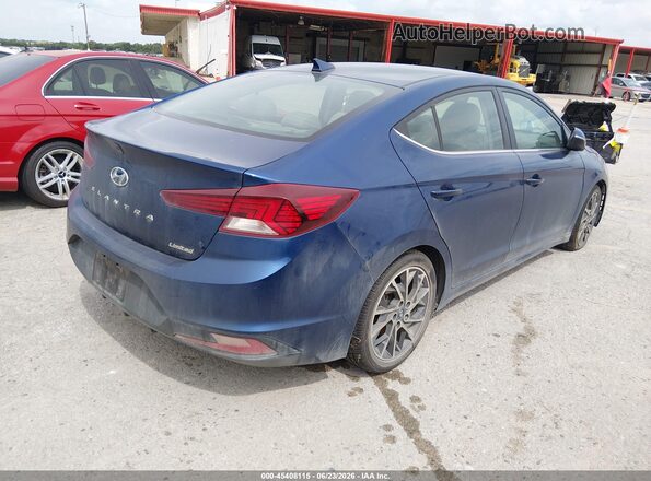 5NPD84LFXLH564845 2020 HYUNDAI ELANTRA Синий Задняя правая четверть