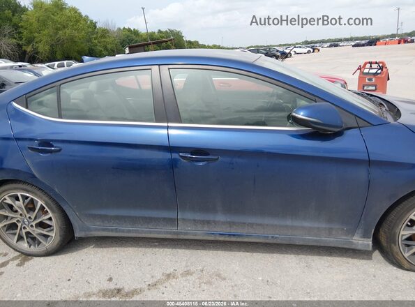 5NPD84LFXLH564845 2020 HYUNDAI ELANTRA Синий Вид задней части салона