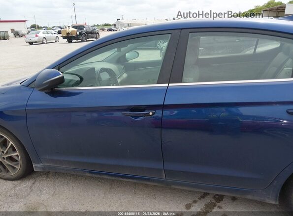 5NPD84LFXLH564845 2020 HYUNDAI ELANTRA Синий Панорамный вид салона 360°