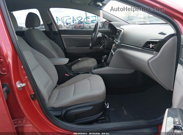 5NPD84LFXLH568295 2020 HYUNDAI ELANTRA Red Vista interior delantera