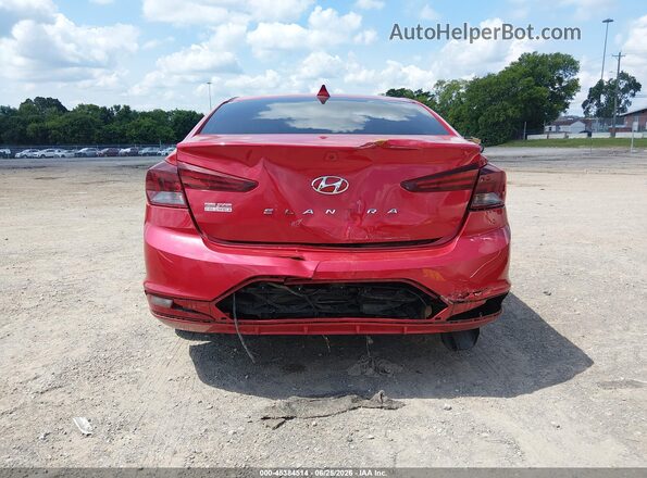 5NPD84LFXLH568295 2020 HYUNDAI ELANTRA Red Vista frontal