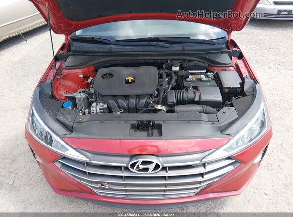 5NPD84LFXLH568295 2020 HYUNDAI ELANTRA Red Vista trasera