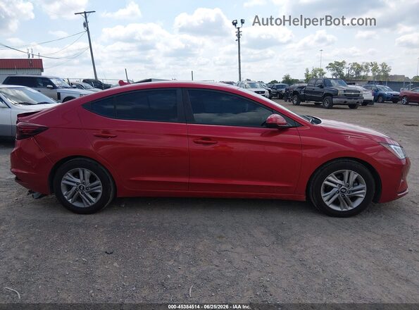 5NPD84LFXLH568295 2020 HYUNDAI ELANTRA Red Vista interior de 360 grados