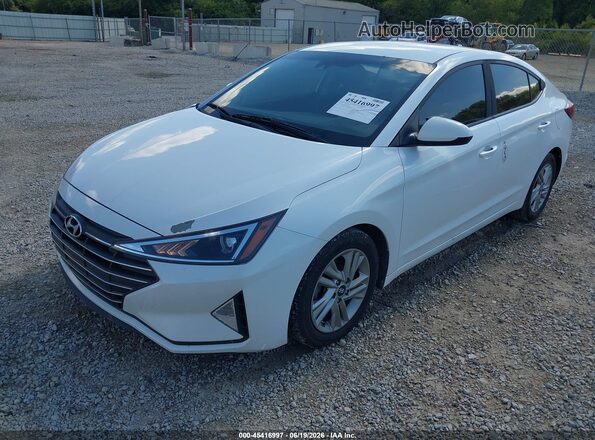 5NPD84LFXLH569043 2020 HYUNDAI ELANTRA Белый Передняя левая четверть