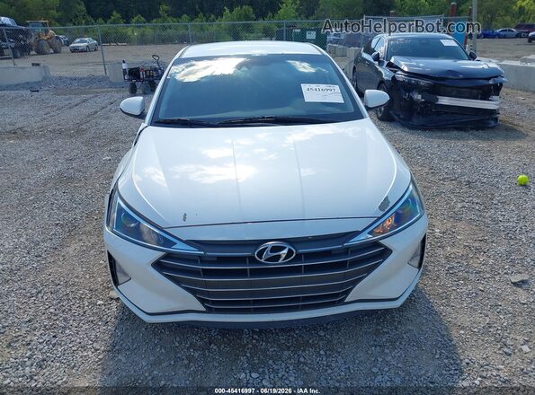 5NPD84LFXLH569043 2020 HYUNDAI ELANTRA Белый Вид щитка приборов