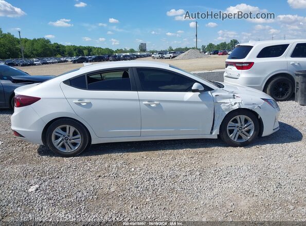 5NPD84LFXLH569043 2020 HYUNDAI ELANTRA Белый Вид задней части салона