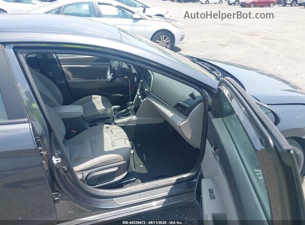 5NPD84LFXLH572072 2020 HYUNDAI ELANTRA Gray წინა სალონის ხედი
